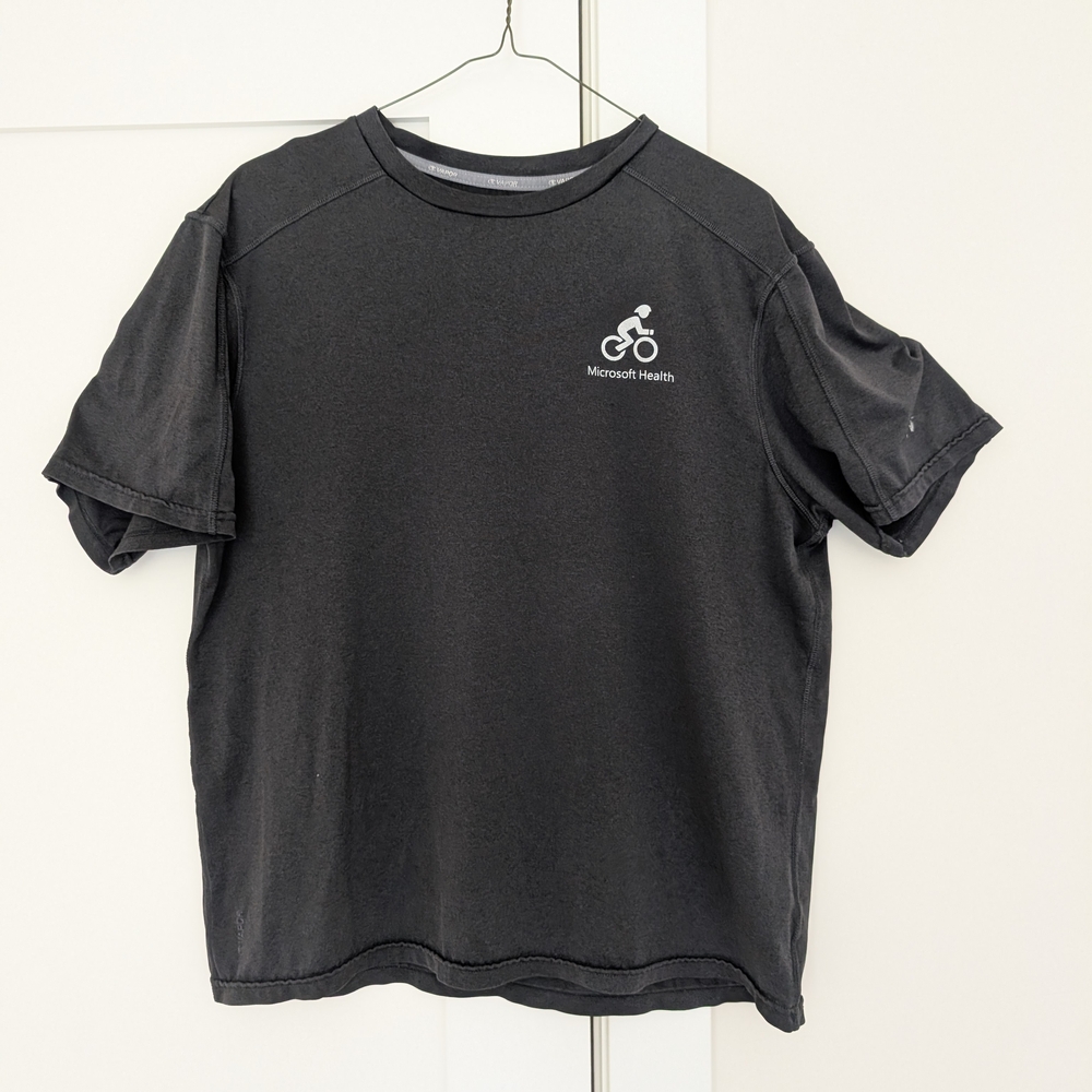Microsoft Health Black T-Shirt